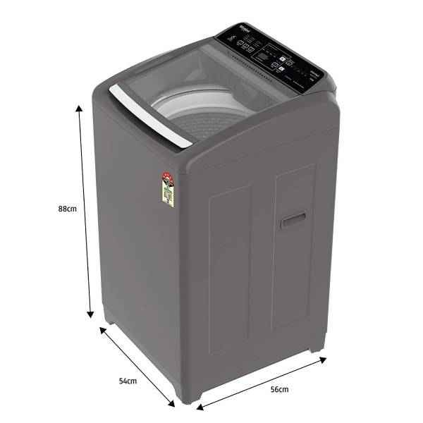 Whirlpool 7.5 Kg 5 Star Fully-Automatic Top Loading Washing Machine (WM ROYAL PLUS 7.5 GREY 5YMW) Build and Design