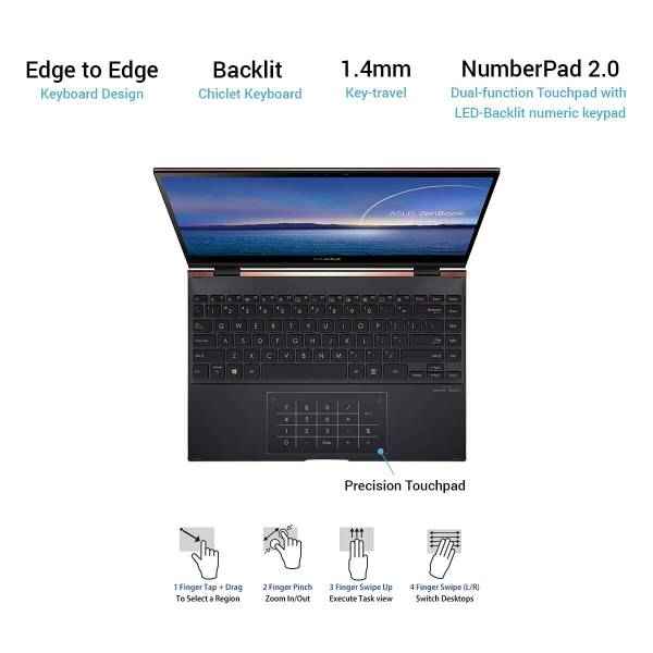ASUS ZenBook Flip S 11th Gen Core i7-1165G7 Build and Design