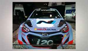 A look at Hyundai i20 WRC at Auto Expo 2014