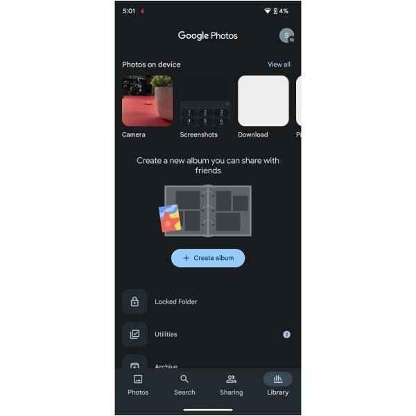 Google Pixel 7 User Interface