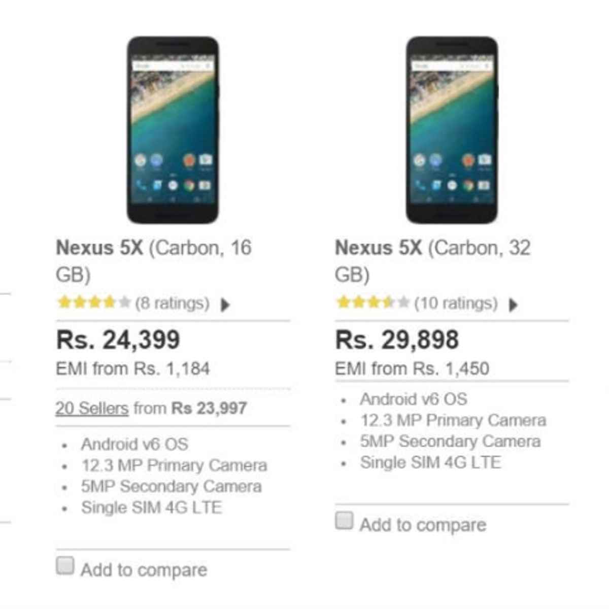 Nexus 5x Gets A Price Cut Now Available For Rs 24 399 Digit