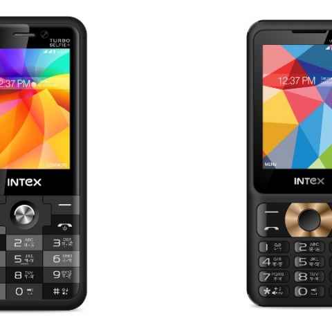 Intex Turbo Selfie Ultra 4000i Feature Phones Launched At Rs