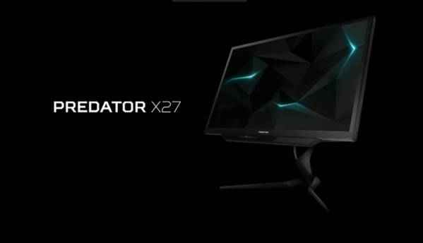 Predator X27 and Z271UV gaming monitors with Quantum Dot Technology announced at next@acer