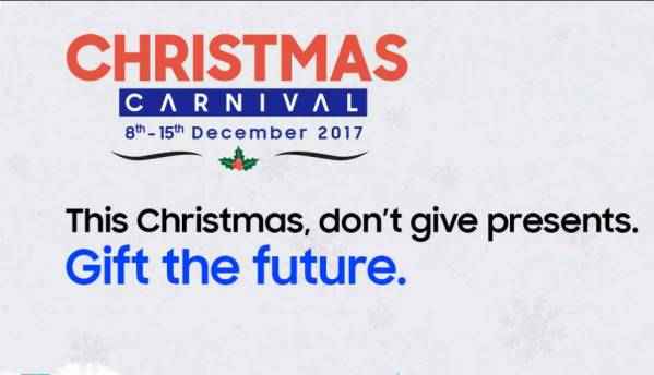 Samsung Christmas Carnival sale: Rs 8,000 cashback on Galaxy S8, S8+, Note 8 and more