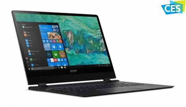 Acer unveils Swift 7, the 'world's thinnest laptop' at CES 2018