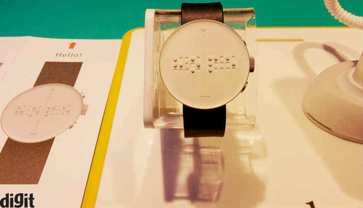 Dot, world's first smartwatch for the blind, unveiled at MWC 2016 Digit