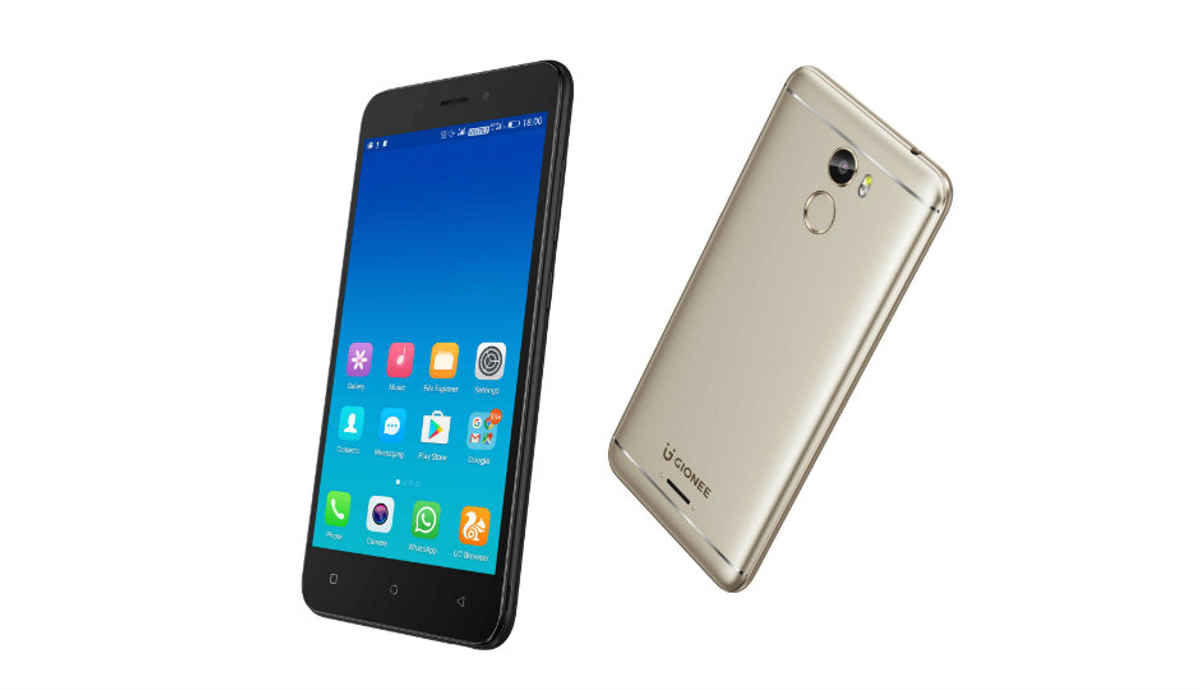 gionee single camera phone