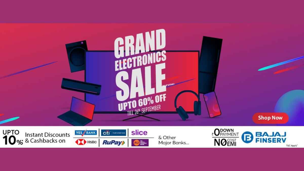 Vijay Sales has announced Grand Electronics sale at its online and