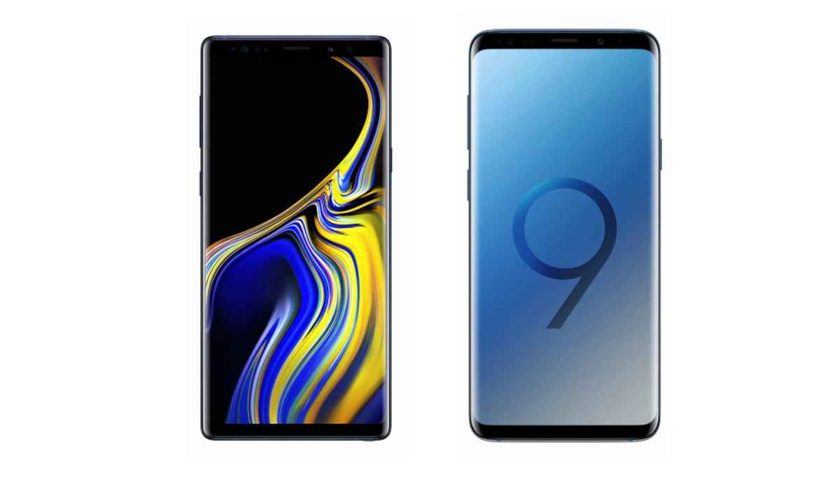 Specs comparison Samsung Galaxy Note 9 vs Samsung Galaxy S9 Digit
