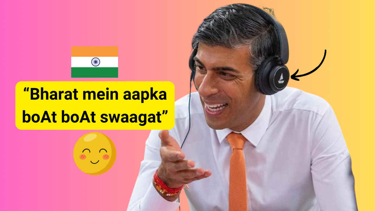 UK PM Rishi Sunak wears made-in-India boAt headphones at G20 visit, sparks warm reactions online