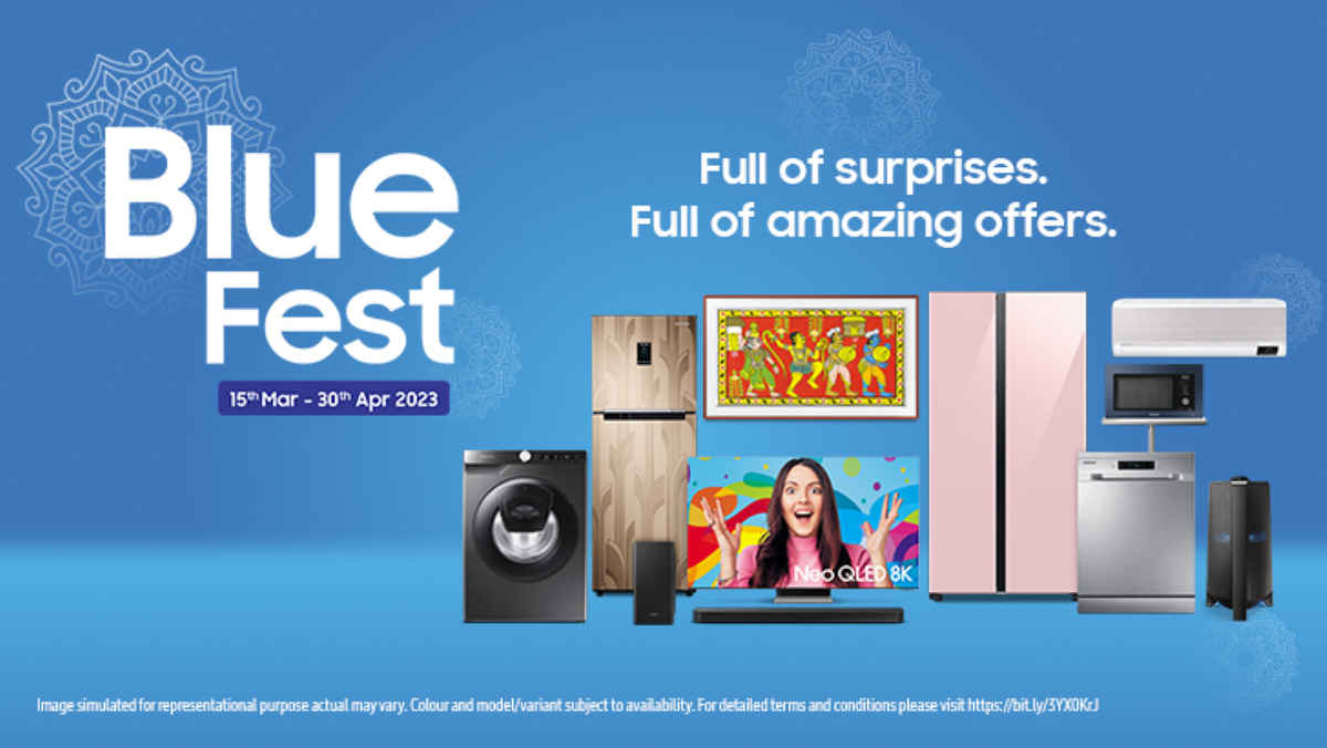 Samsung ‘Blue Fest’ 2023 is here with new designs in refrigerators, launch of Bespoke microwave, special offers on premium TVs & More