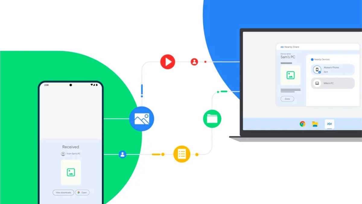 How to Nearby Share files between Android and Windows PC - Vimarsana News