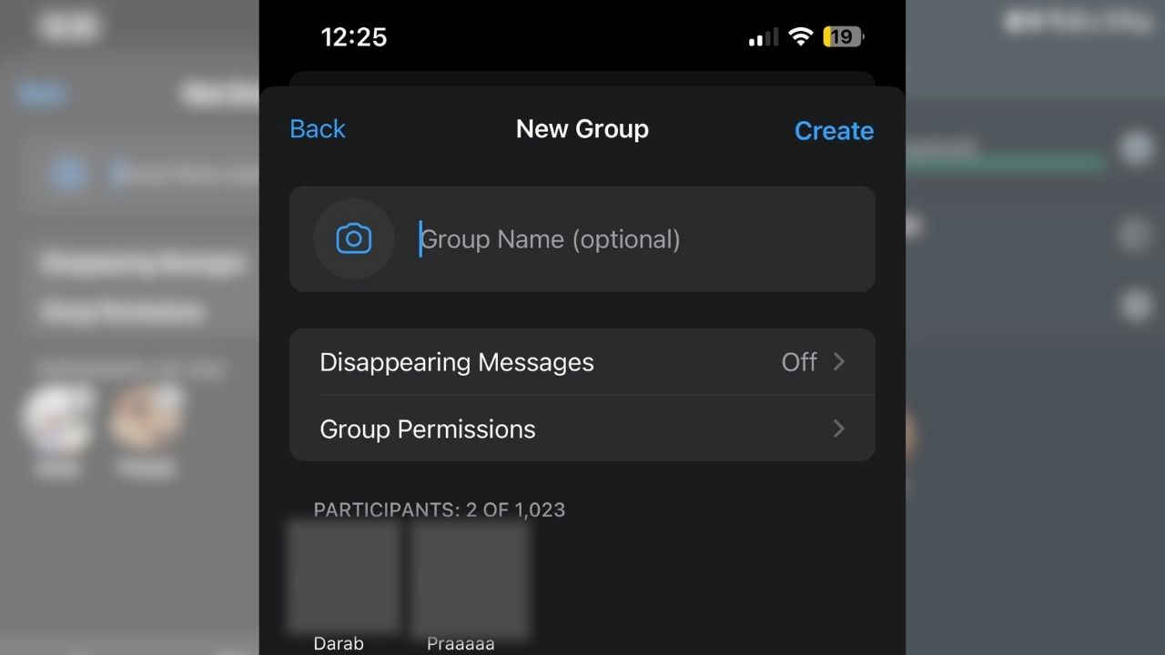 You can now create a WhatsApp Group with no name, no we aren’t joking