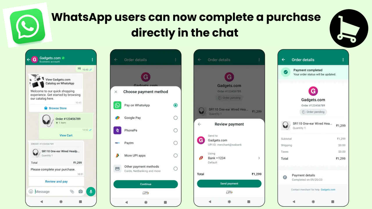 You can now complete purchase directly in WhatsApp chat: Here’s how