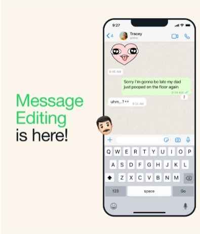 WhatsApp Edit Feature