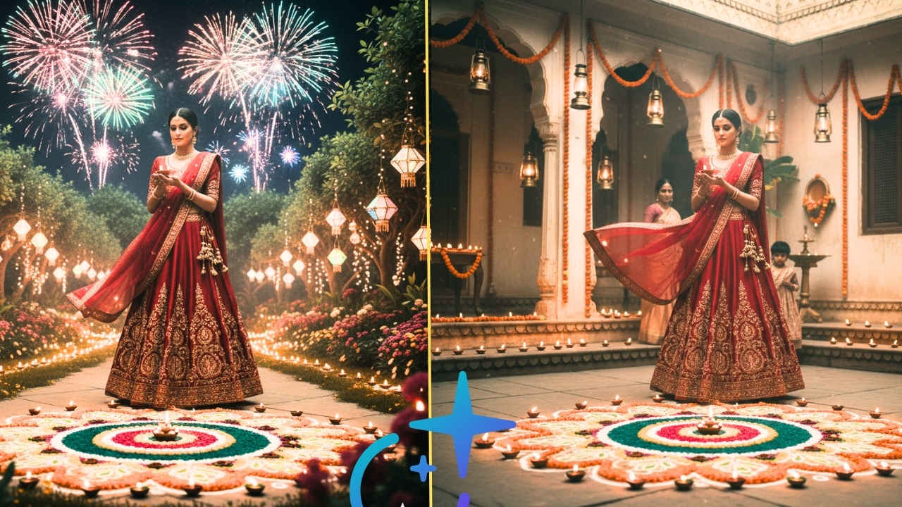 दिवाली पर AI से बनाइए अपनी शानदार फोटो, ये 5 प्रॉम्प्ट्स कर देंगे काम आसान, Gemini Nano Banana का ऐसे करें इस्तेमाल