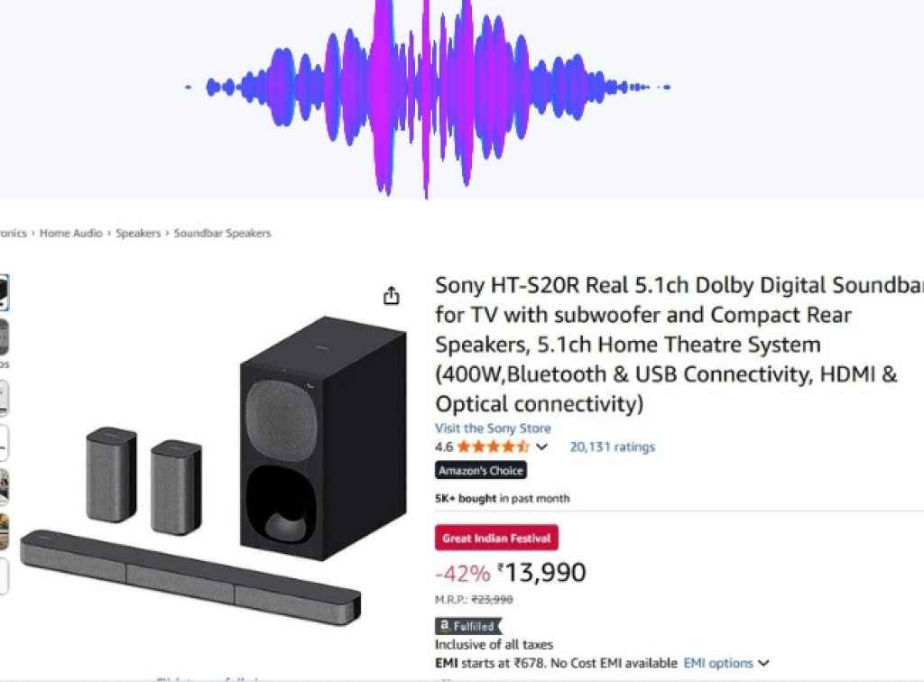 dolby sony soundbar amazon offers 10000 rs