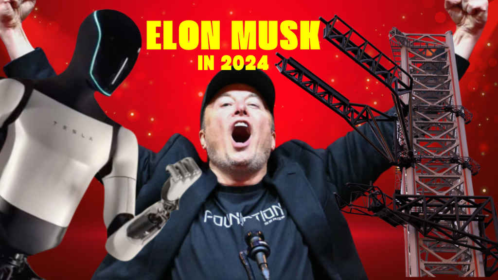 elon-musk-2024-tesla-spacex-xai-neuralink-highlights