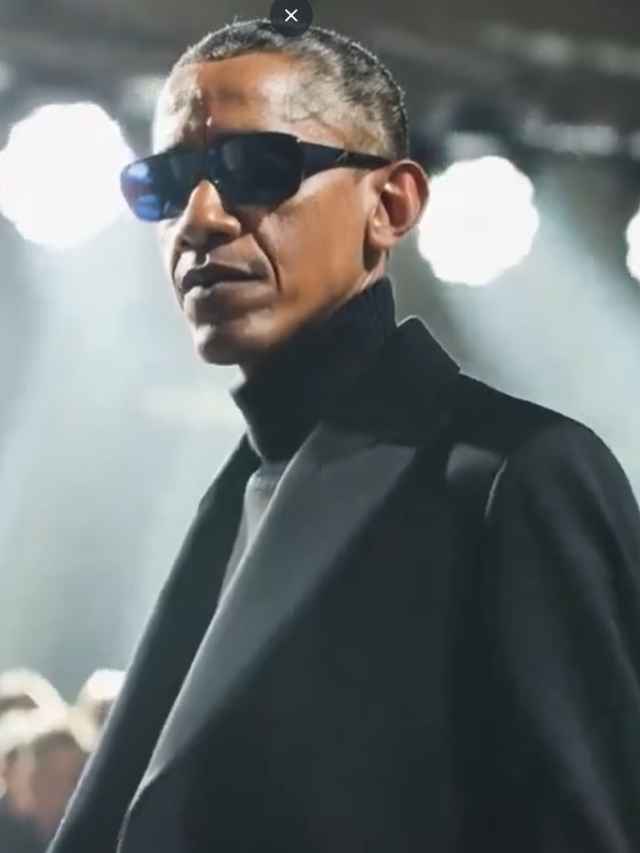 elon musk Ai fashion show video on internet check all world leaders