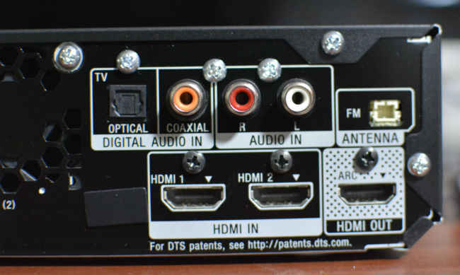 sony ht iv300 back panel