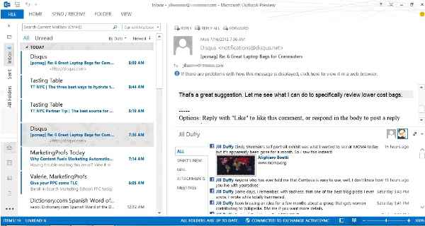 microsoft office outlook mail