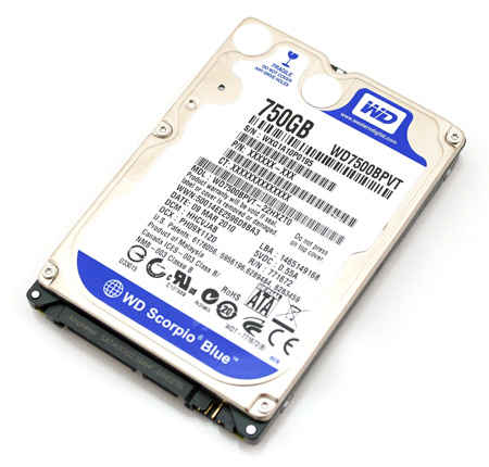 WD Scorpio Blue 750GB 