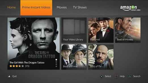 amazon instant video ps3