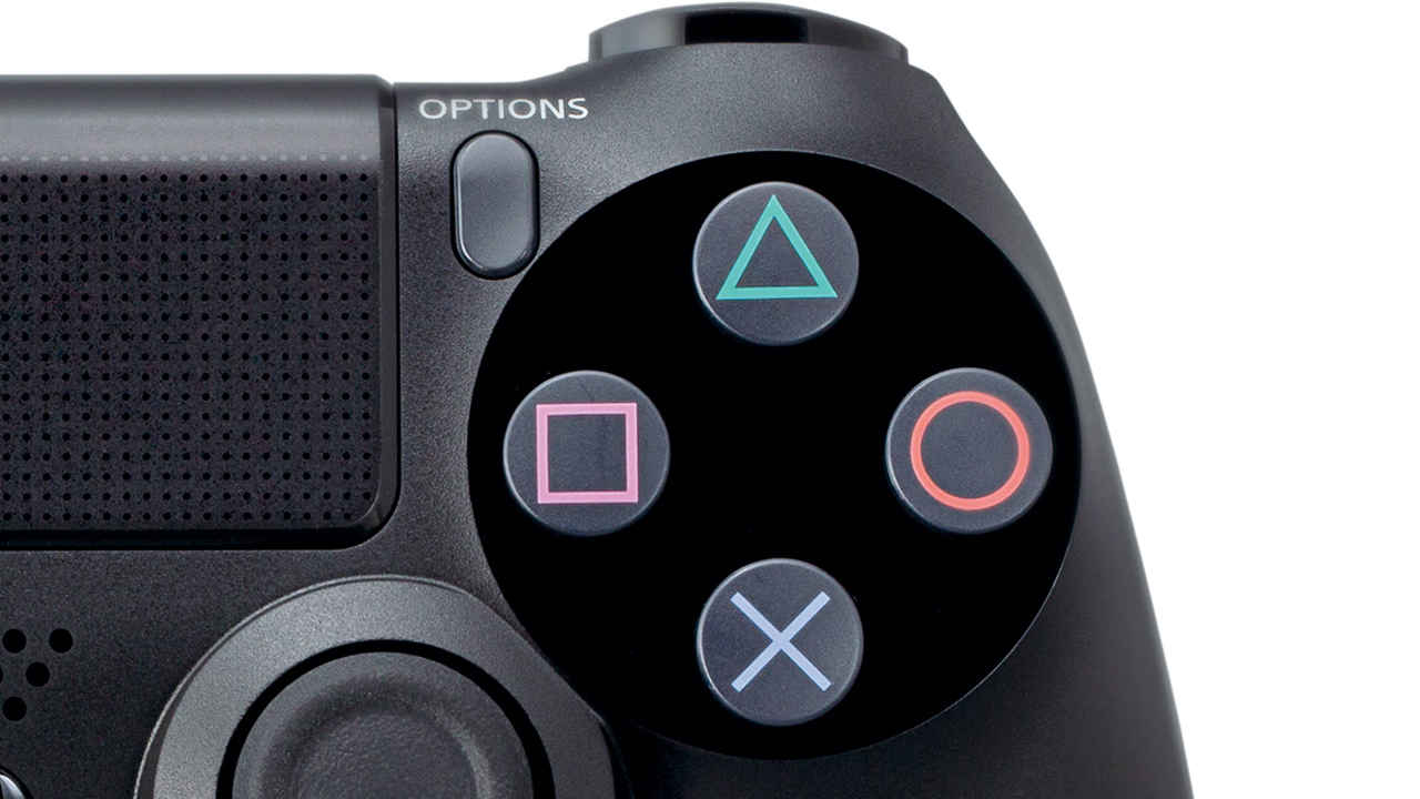 ps4 controller under buttons