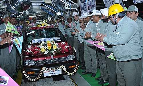 End Of The Road Maruti Suzuki Stops Production Of Maruti 800 Digit