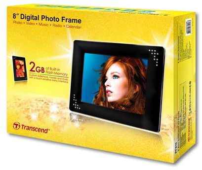 Transcend PF810  Digital Photo Fram Packaging