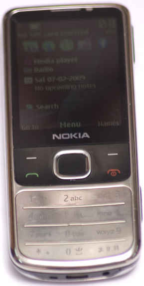 nokia 6700 menu