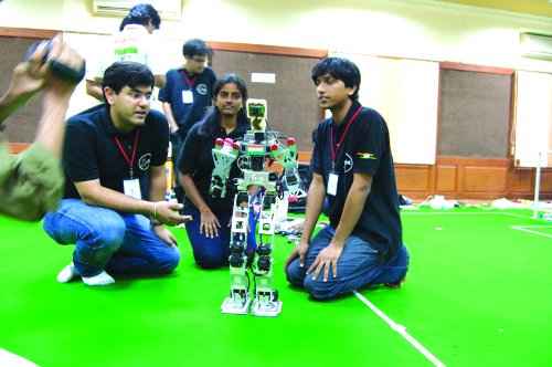 L-r Samir, Sushma, AcYut and Akash