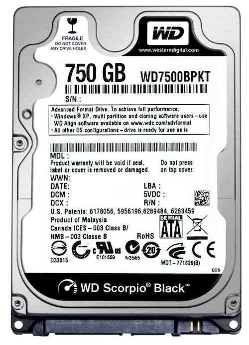 WD7500BPKT