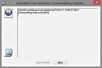 Clamwin updating...