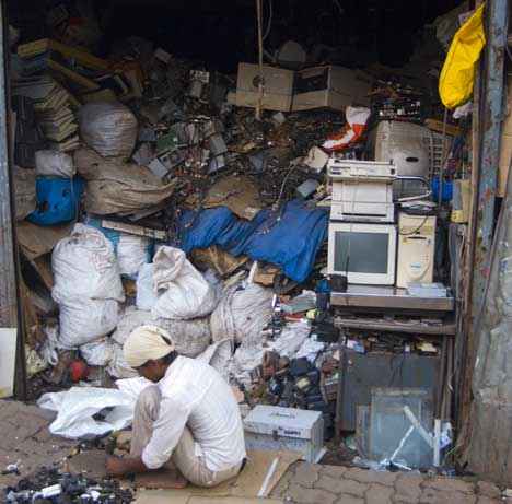 E-waste processing in Mumbai