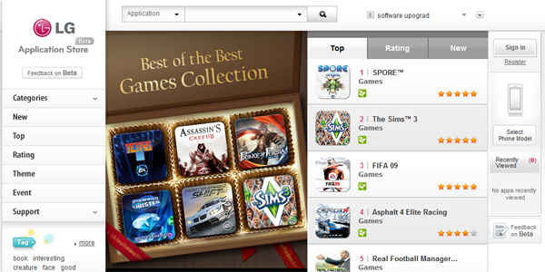 LG Application Store