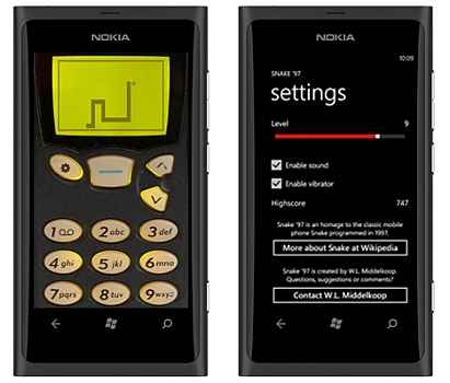 Video: Classic 1997 Nokia Snake revived for Windows Phone