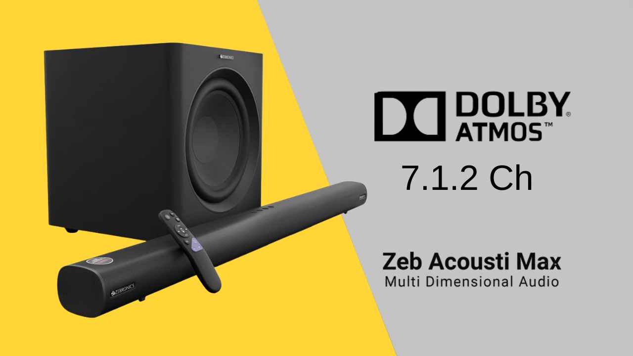 Zebronics 7.1.2 Dolby Atmos సౌండ్ బార్ పై అమెజాన్ సేల్ బిగ్ డిస్కౌంట్ అందుకోండి.!