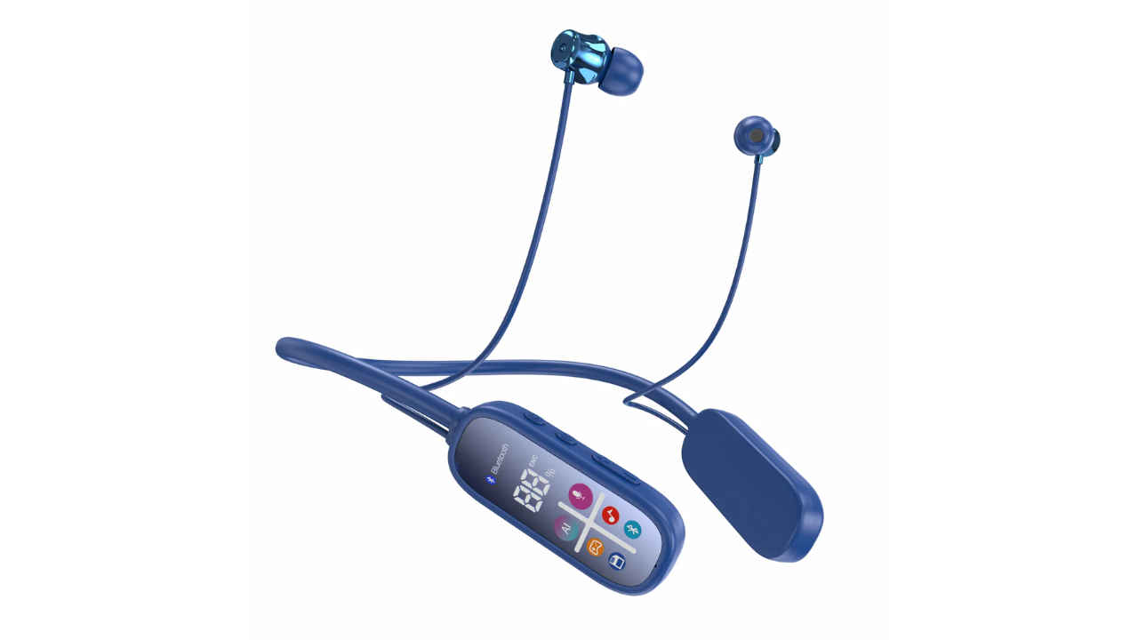 Unix Amor wireless neckband with a display, up to 90Hr battery life launched in India: price, availability