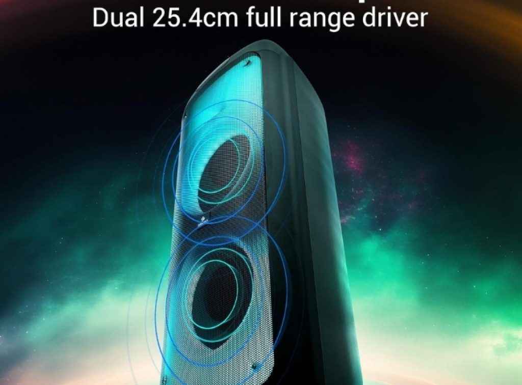 house party speaker at half price upto 7 hrs playtime