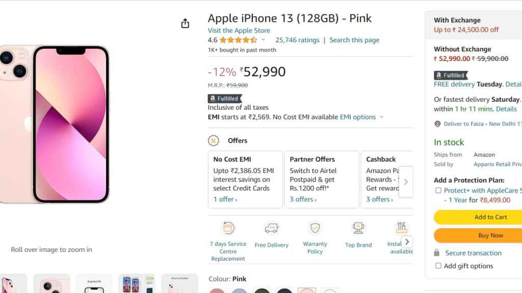 iPhone 13 Amazon Deal