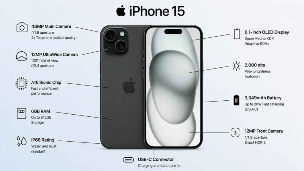 iPhone 15 specs