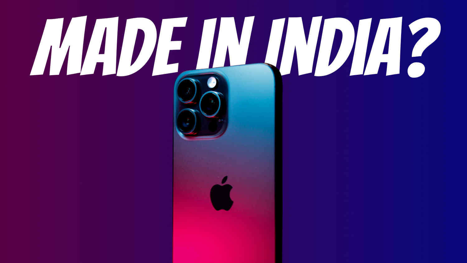 In a first, Apple to make iPhone 16 Pro models in India this year