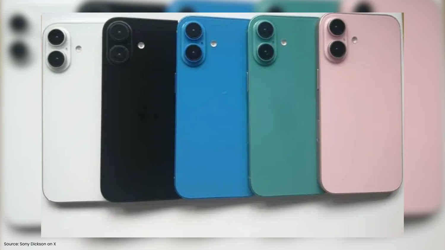 iPhone 16 design leaked! New colours and redesigned camera module revealed