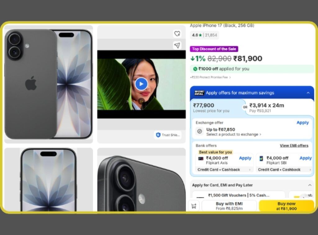 iPhone 17 Offer on flipkart freedom sale