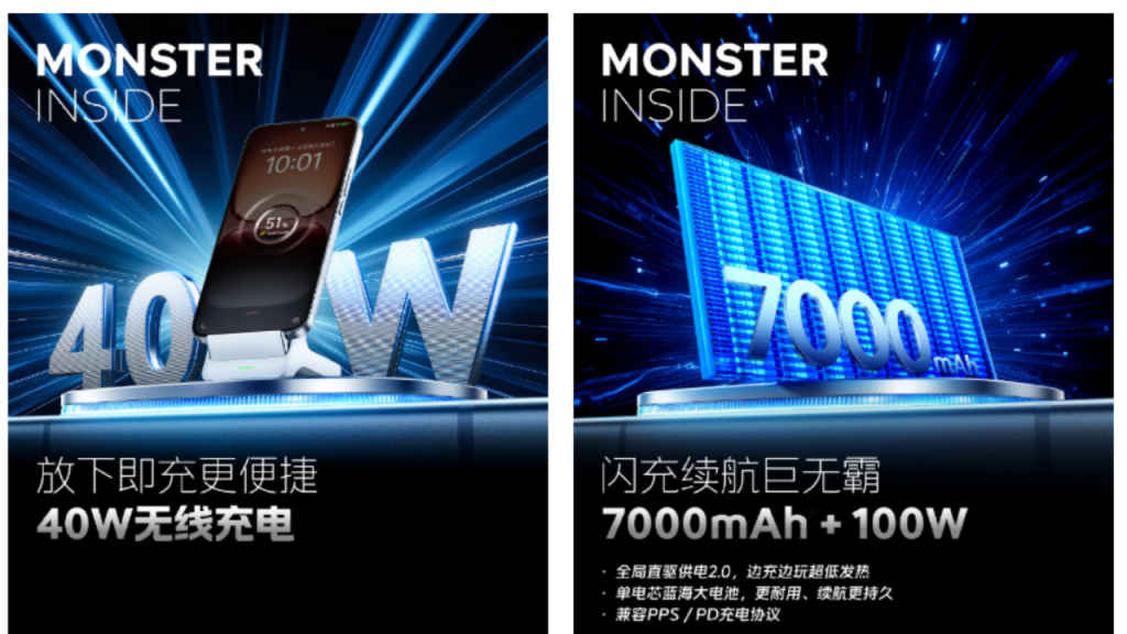 iQOO 15 battery and charging support