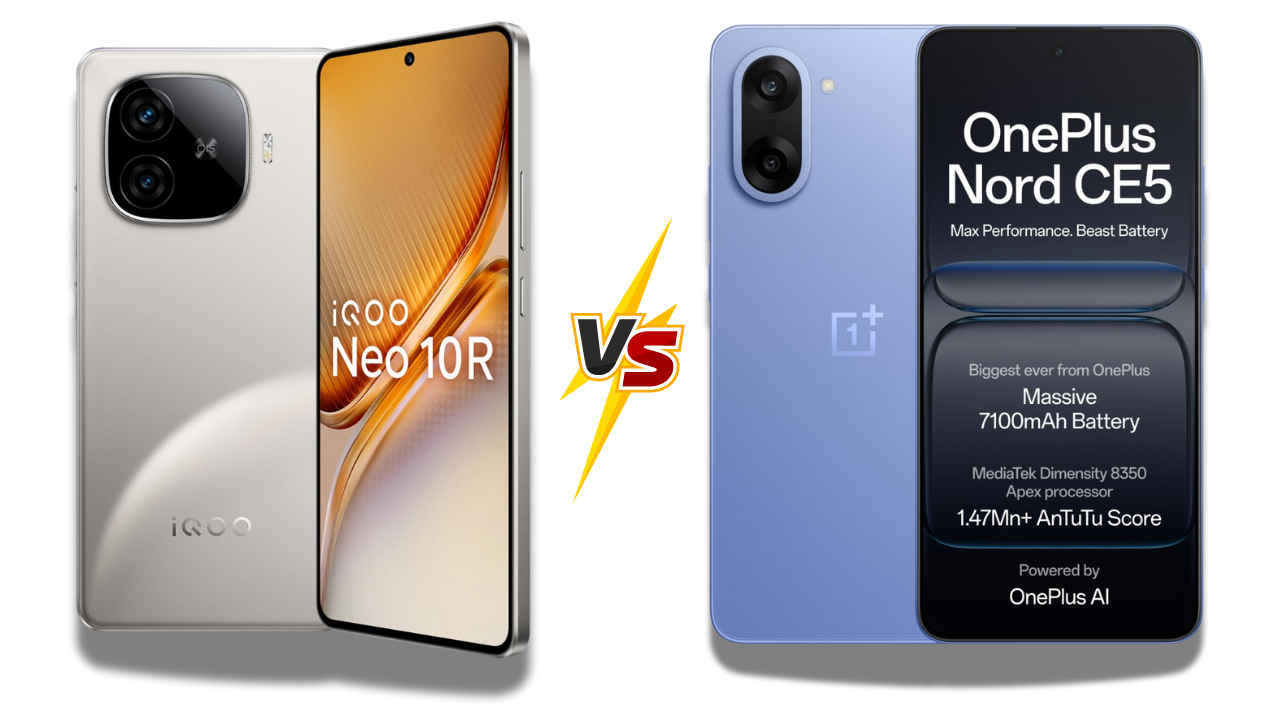 iQOO Neo 10R बनाम OnePlus Nord CE 5: आज़ादी की सेल में एक ही दाम में मिल रहे ये दोनों फोन, कौन सा मोबाइल फोन रहेगा बेस्ट