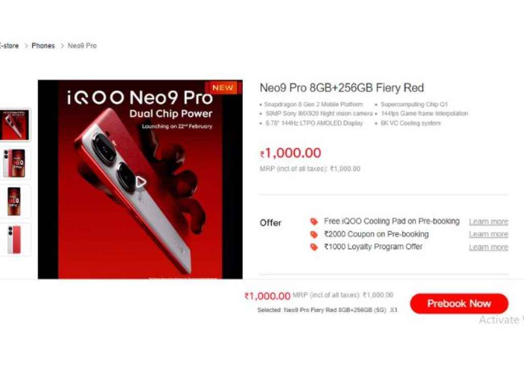 iQoo Neo 9 Pro