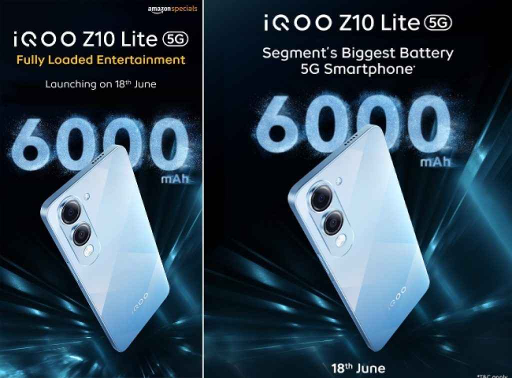 iQOO Z10 Lite 5G Launch india on 18 June