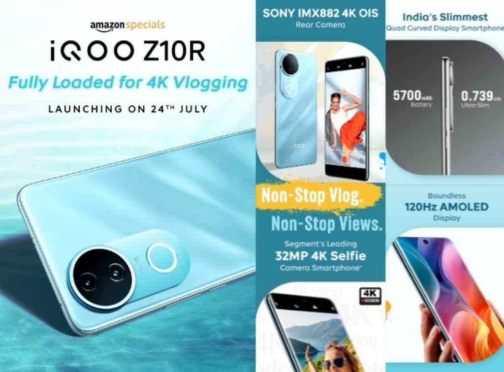 iQOO Z10R smartphone to launch on July 24 in India